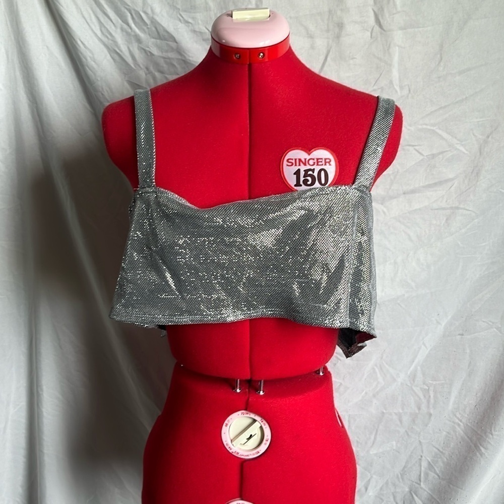MM170 SHEIN sparkly crop top